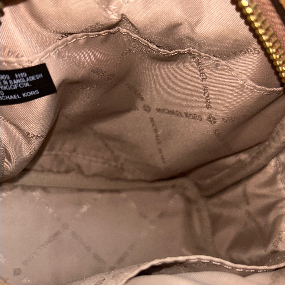 Michael Kors Tan Leather Backpack - Picture 6 of 6
